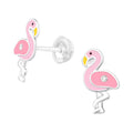 Flamingos Stud Earrings - 925 Sterling Silver