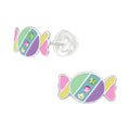Candy Stud Earrings - 925 Sterling Silver