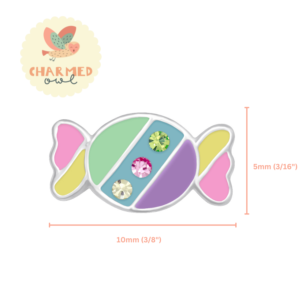 Candy Stud Earrings - 925 Sterling Silver