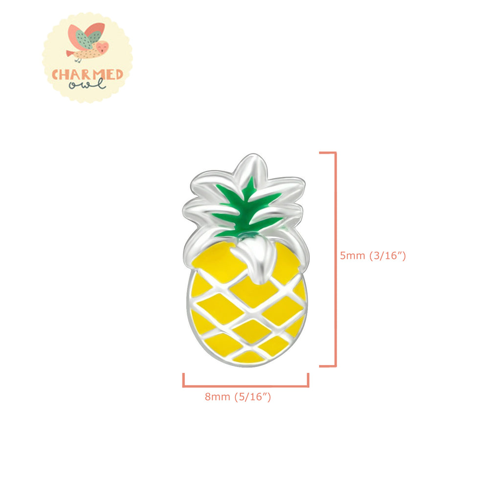 Pineapples Stud Earrings - 925 Sterling Silver