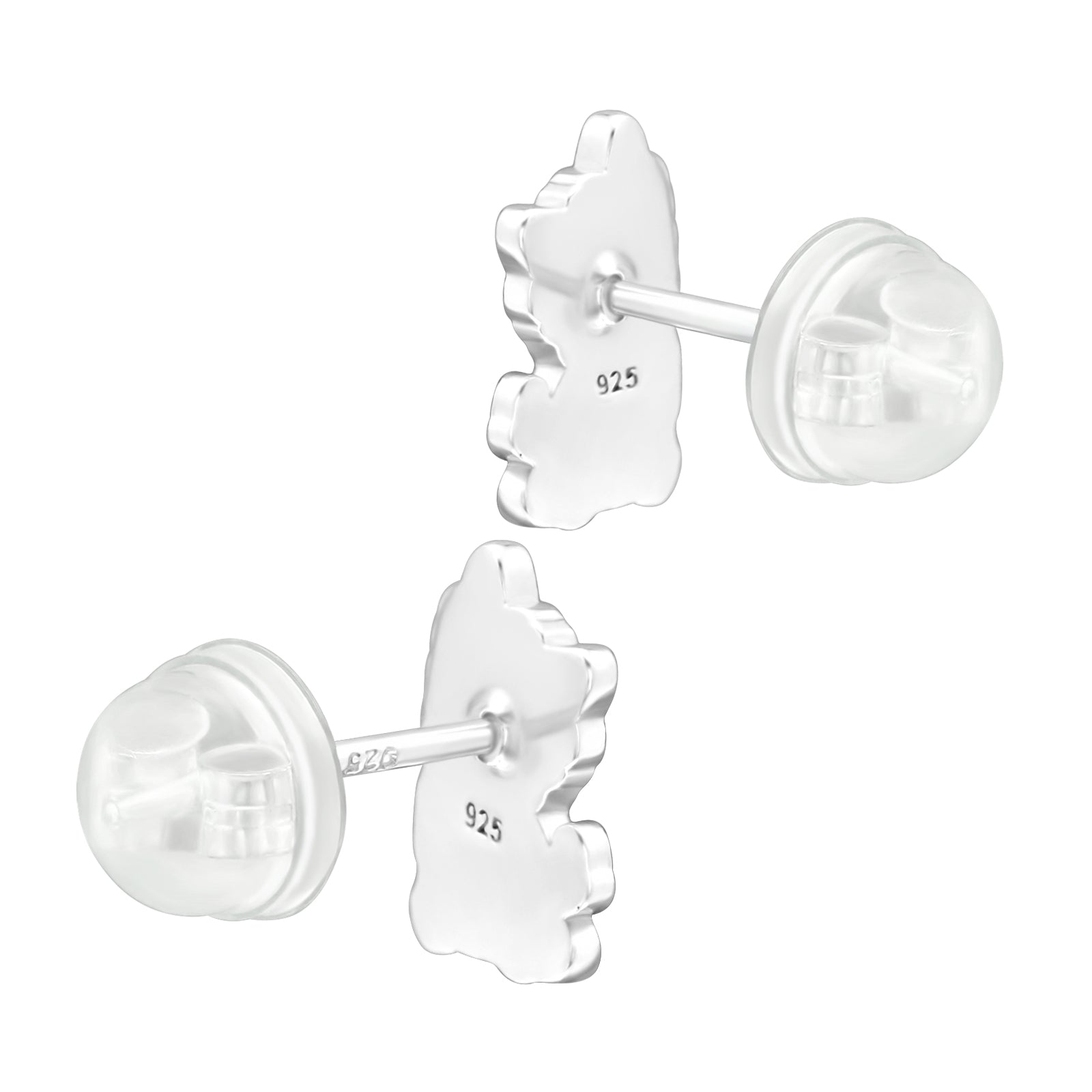 Westie Dog Stud Earrings - 925 Sterling Silver